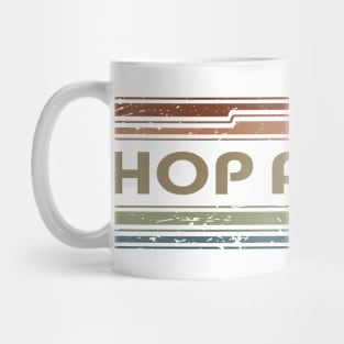 Hop Along Retro Lines Mug